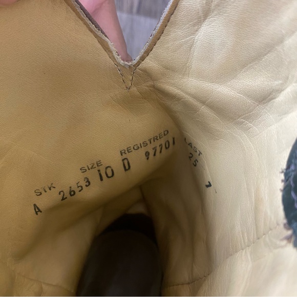 Corral Cowboy Boots Mens 10 Shoulder Square Toe A2653 Western Cowboy Green Brown - Picture 7 of 8